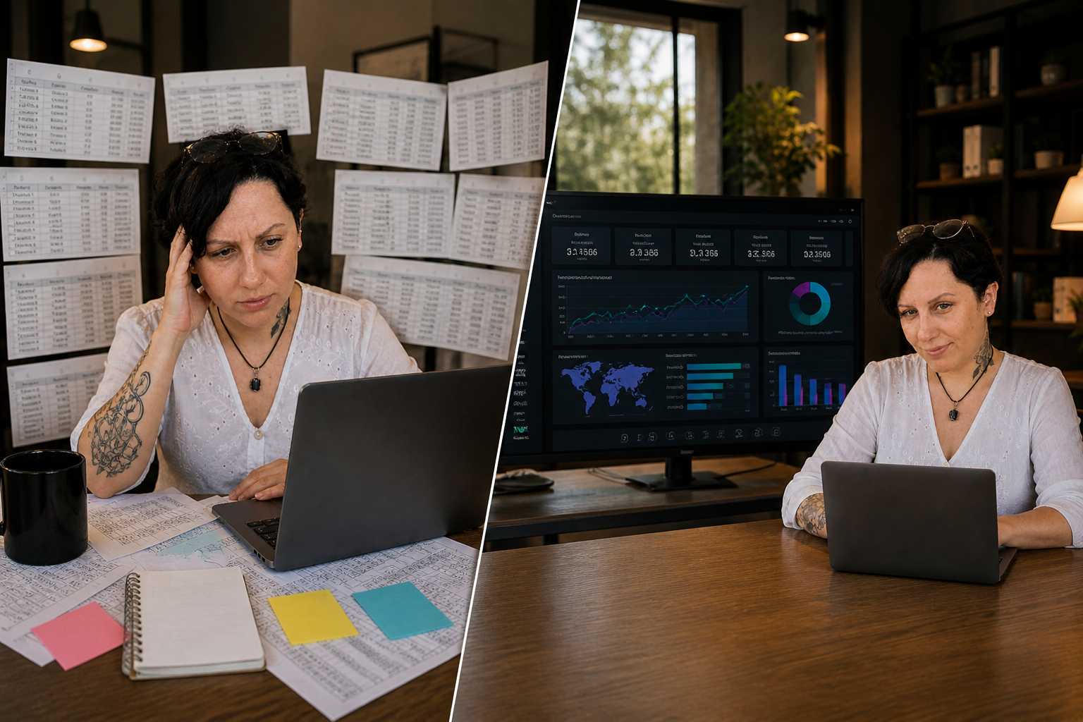 Antes y después de implementar analytics